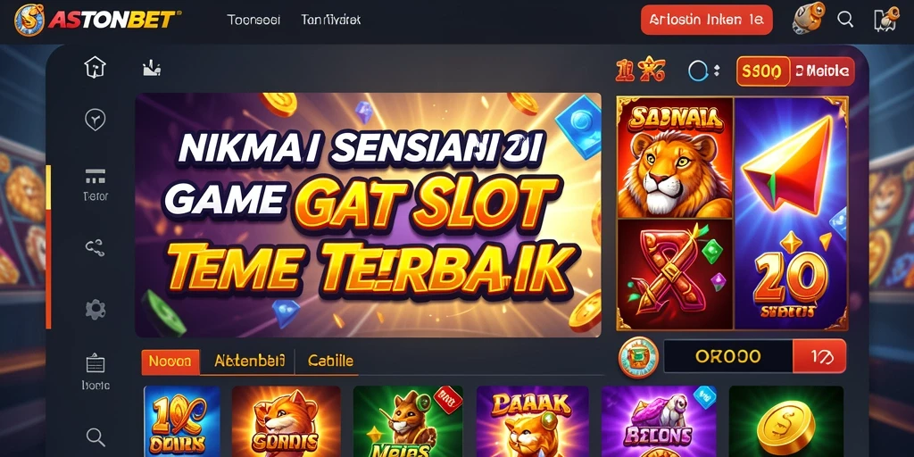Tampilan menarik dari gameplay ASTONBET yang penuh warna.