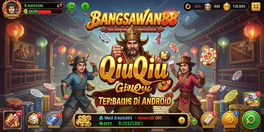 Tampilan gameplay menarik dari BANGSAWAN88 dengan aksi QiuQiu.