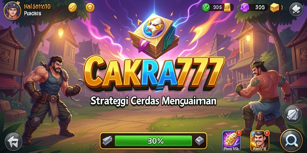 Tampilan gameplay <strong>CAKRA777</strong> dengan berbagai strategi yang menantang.