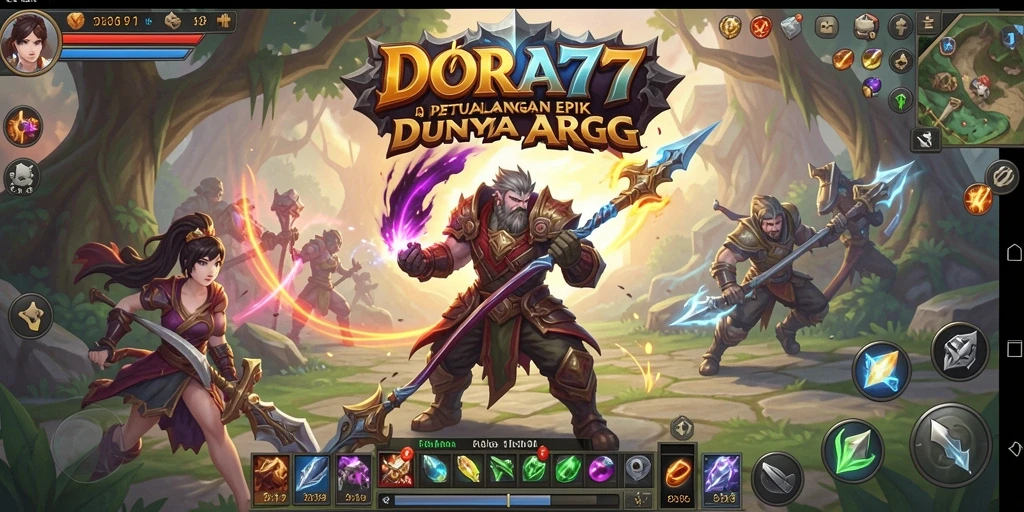 Tampilan gameplay DORA77 yang menegangkan dan penuh aksi.