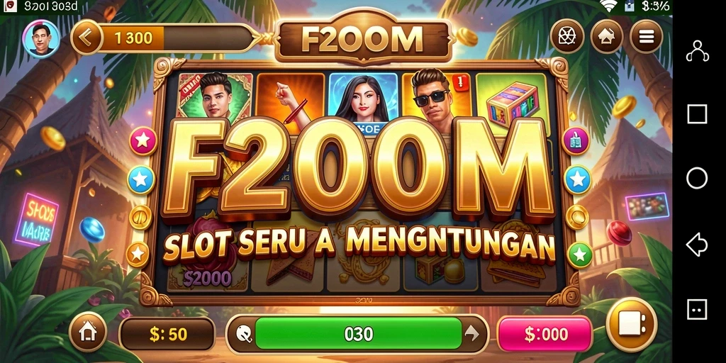 Tampilan menarik dari gameplay Slot di F200M yang menegangkan.