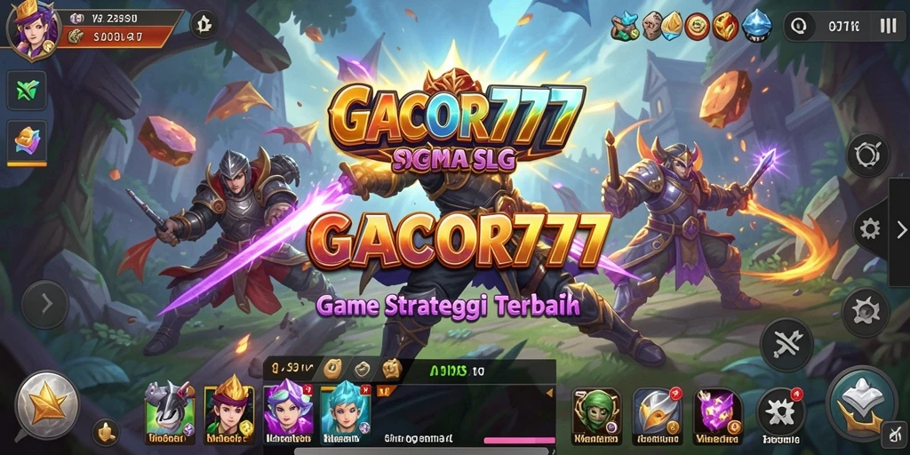 Tampilan menarik gameplay GACOR777 dalam dunia SLG.