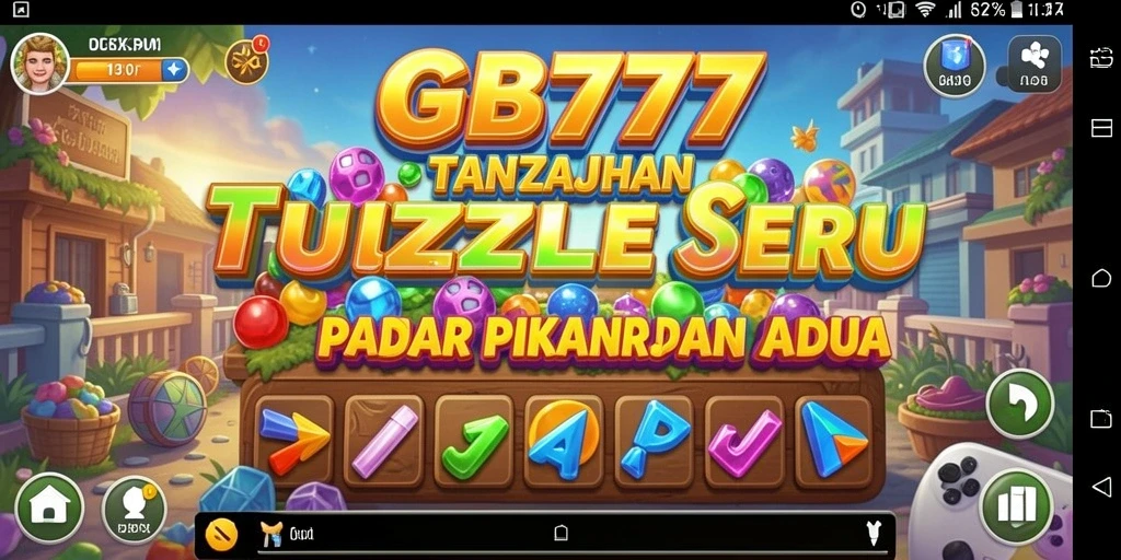 Screenshot menunjukkan gameplay seru dari puzzle yang menantang di GB777.