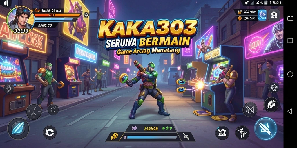 Tampilan gameplay seru KAKA303 dengan berbagai level menantang.