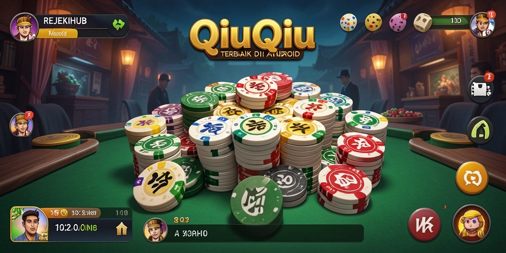 Tampilan screenshot gameplay QiuQiu yang menarik di REJEKIHUB.