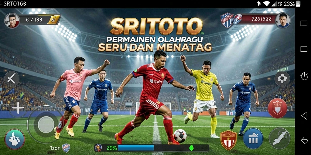 Tangkapan layar utama SRITOTO menunjukkan aksi kompetitif dalam permainan olahraga.