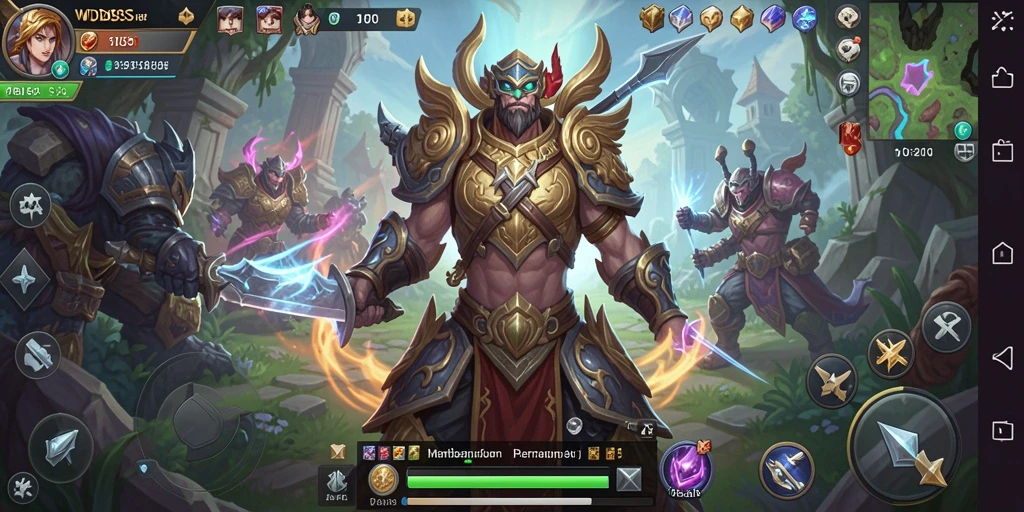 Screenshot gameplay WDBOS menampilkan aksi membangun kerajaan yang seru.